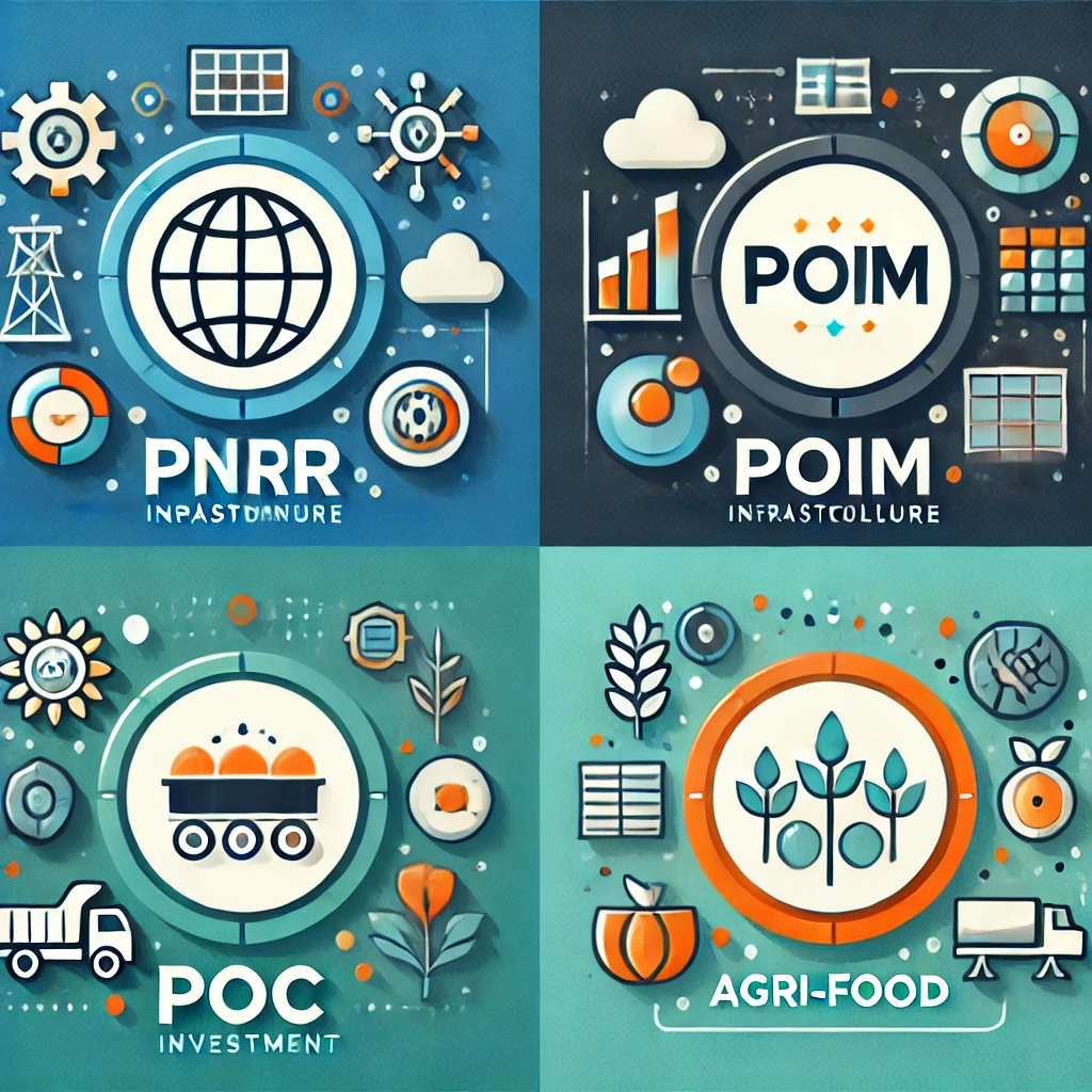 Model comunicat de presă fonduri europene – Anunțuri pentru proiecte PNRR, POIM, POC și Agri-Food